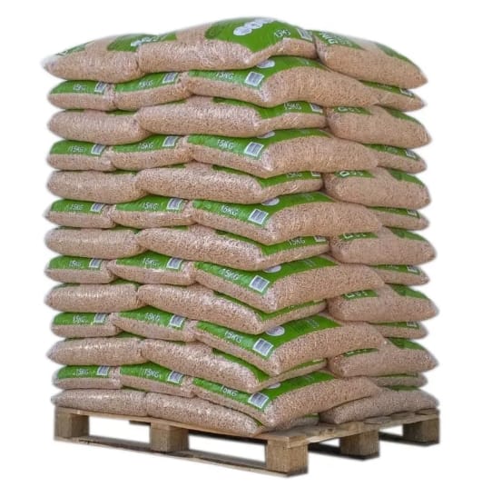 pallet_din Pellet Din Pellets – Palette de 65.Sacs de 15.Kg - Image 1